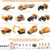 BeebeeRun 11 in 1 Engineering Construction Carrier Truck Set